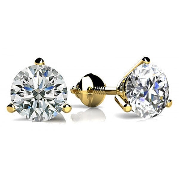 0, 50 Ct Tw Echte Runde Diamanten-Gh Farbe, Si Reinheit, 14 K Gelb Gold Ohrstecker Ohrringe Schraube Rücken. Uvp Eur 999 0, 50 Ct Tw Echte Runde Diamanten-Gh Farbe, Si Reinheit, 14 K Gelb Gold Ohrstecker Ohrringe Schraube Rücken. Uvp Eur 999 von AlexaJewels