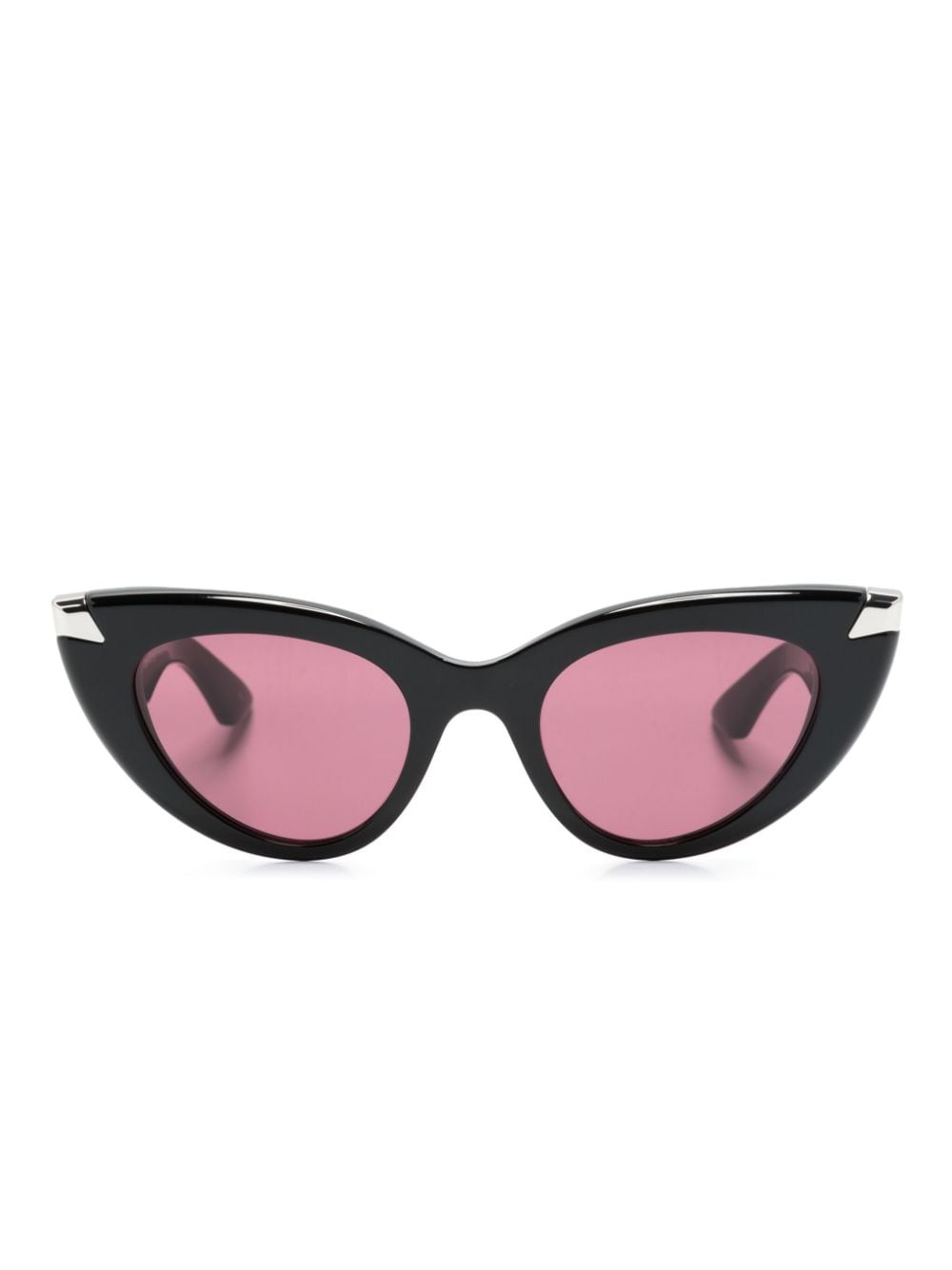 Alexander McQueen Eyewear Sonnenbrille mit Cat-Eye-Gestell - Schwarz von Alexander McQueen Eyewear