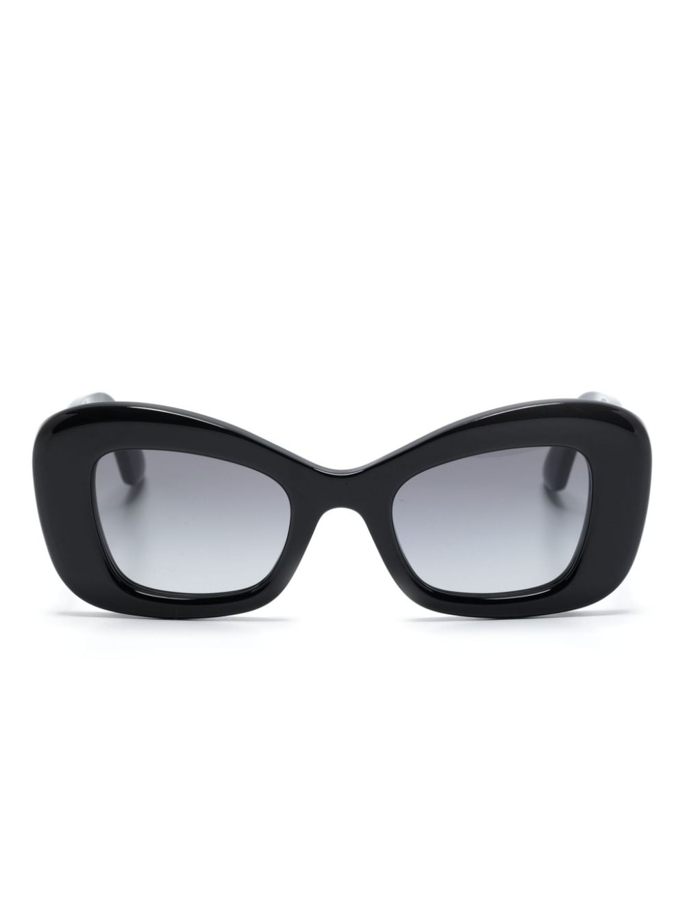 Alexander McQueen Eyewear Bold Cat-Eye-Sonnenbrille - Schwarz von Alexander McQueen Eyewear