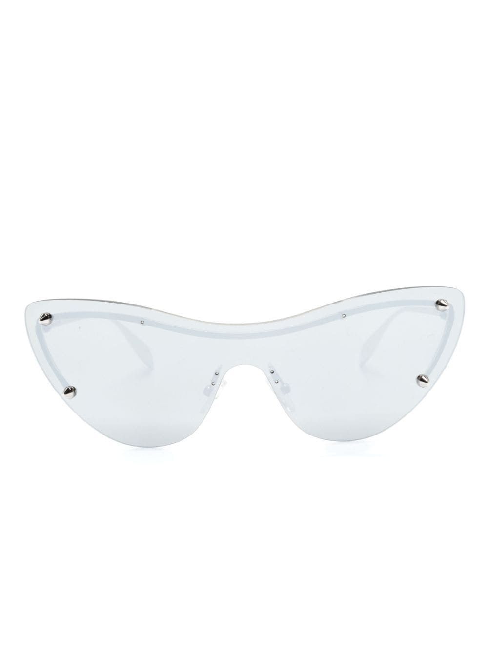 Alexander McQueen Eyewear Rahmenlose Sonnenbrille - Silber von Alexander McQueen Eyewear