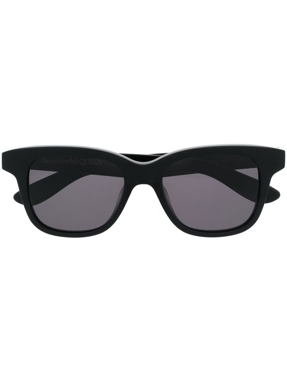 Alexander McQueen Eyewear Eckige Sonnenbrille - Schwarz von Alexander McQueen Eyewear