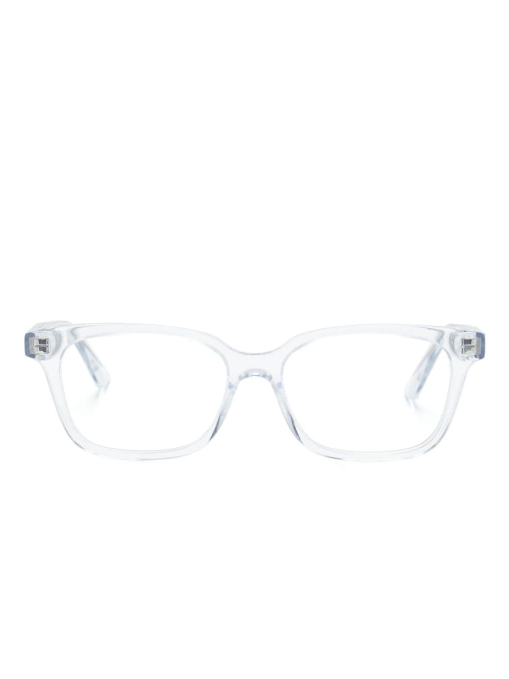 Alexander McQueen Eyewear Brille mit eckigem Gestell - Weiß von Alexander McQueen Eyewear