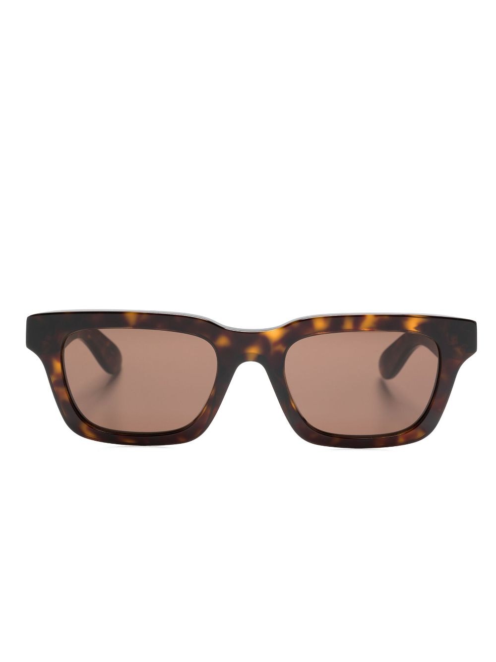 Alexander McQueen Eyewear Sonnenbrille mit eckigem Gestell - Braun von Alexander McQueen Eyewear