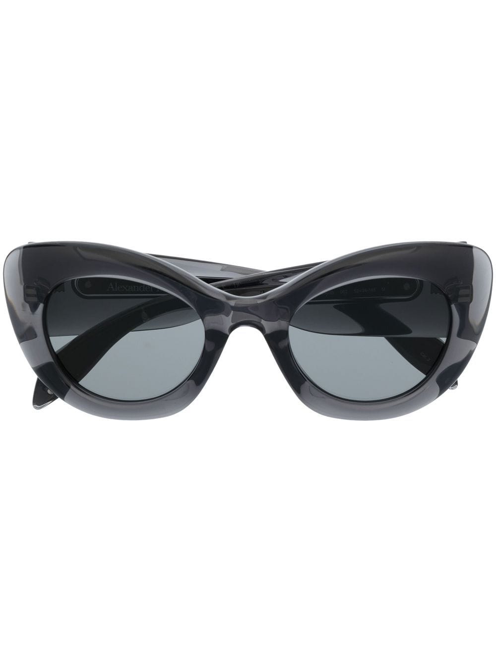 Alexander McQueen Eyewear Transparente Cat-Eye-Sonnenbrille - Grau von Alexander McQueen Eyewear