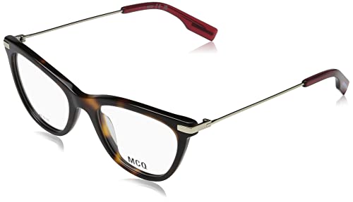 ALEXANDER MCQUEEN Damen MQ0339O Sonnenbrille, Havana-Gold, 47 von Alexander McQueen