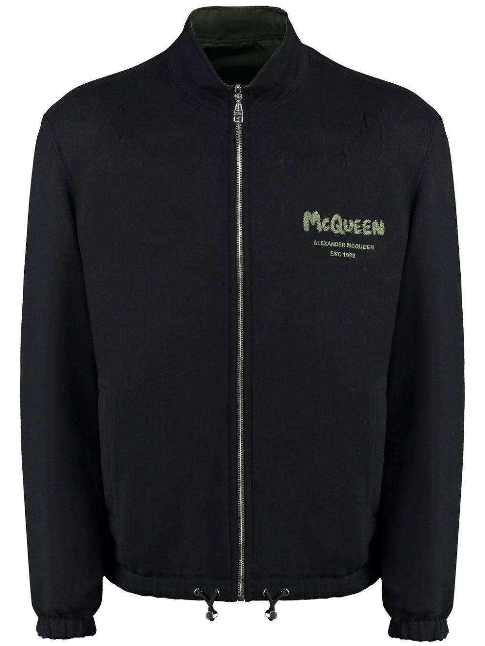 Alexander McQueen Wendbare Grafitti Bomberjacke - Grün von Alexander McQueen