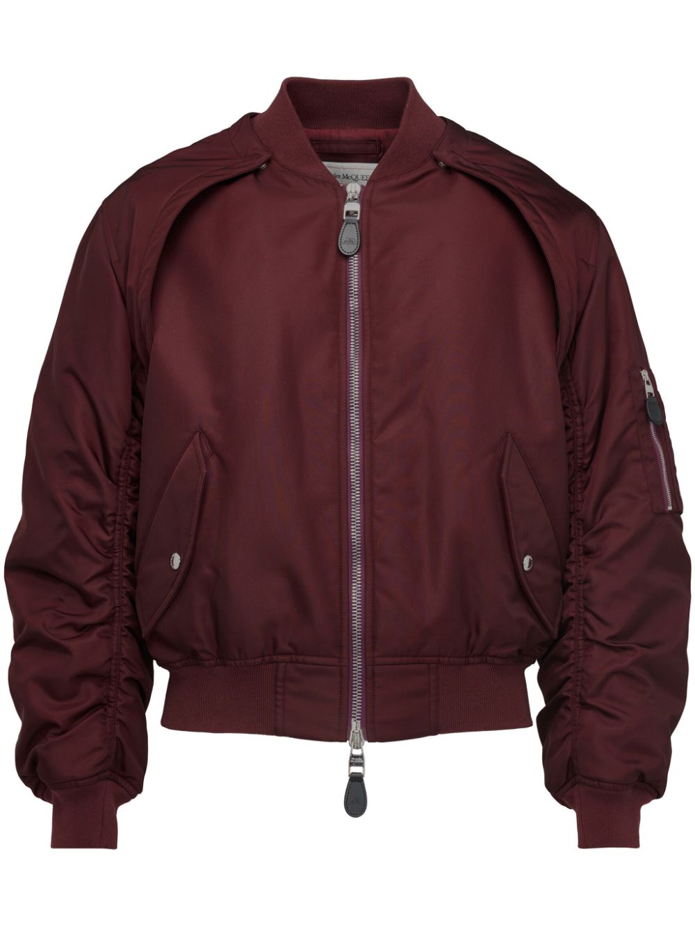 Alexander McQueen Bomberjacke mit abnehmbaren Ärmeln - Rot von Alexander McQueen