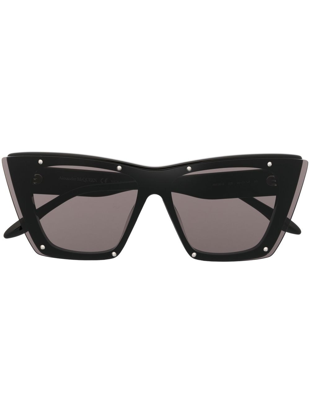 Alexander McQueen Cat-Eye-Sonnenbrille mit Nieten - Schwarz von Alexander McQueen
