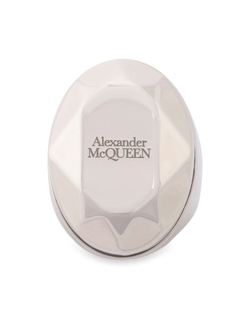 Alexander McQueen Facettierter Ring - Silber von Alexander McQueen