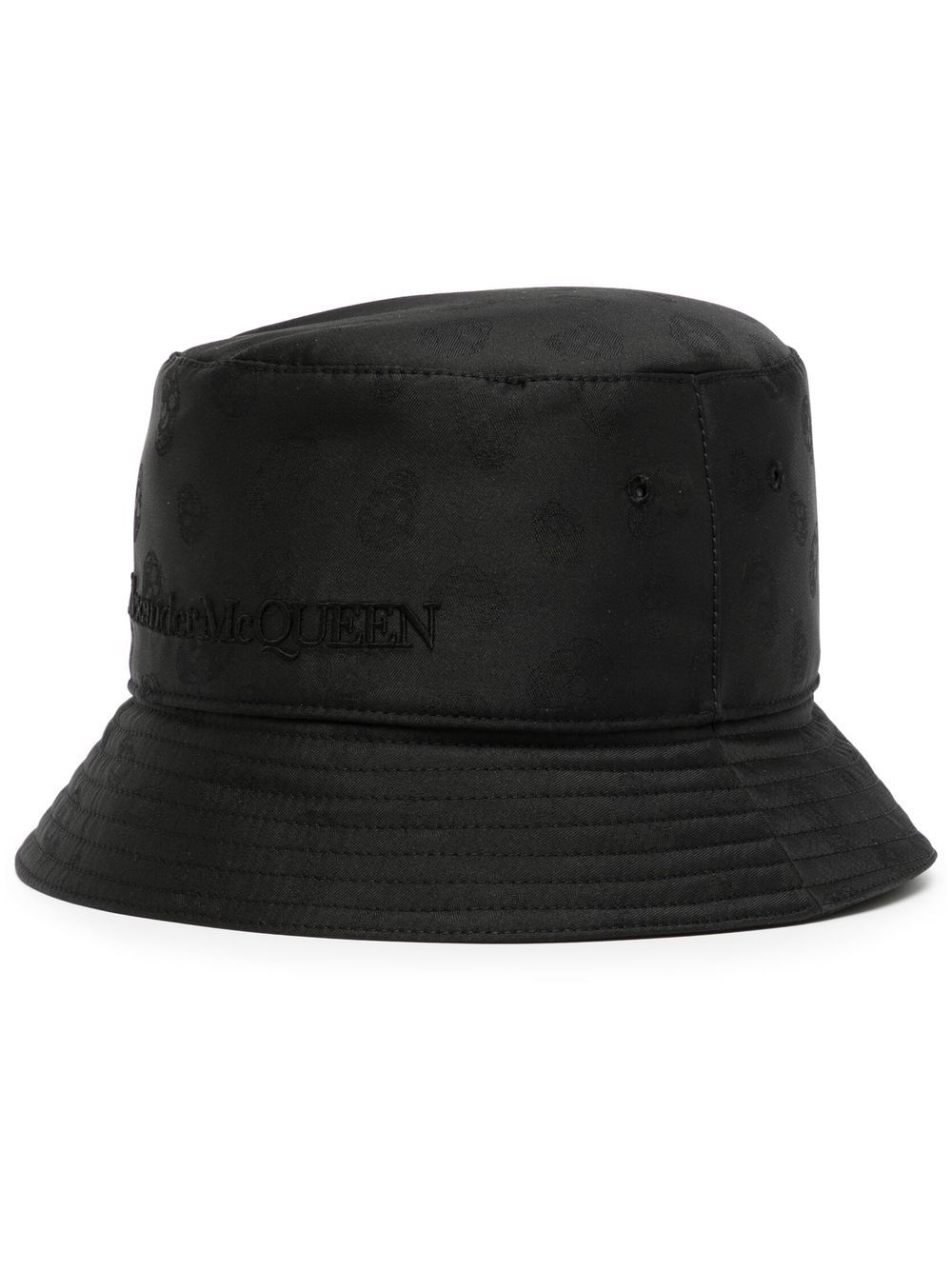 Alexander McQueen Fischerhut mit Totenkopf - Schwarz von Alexander McQueen