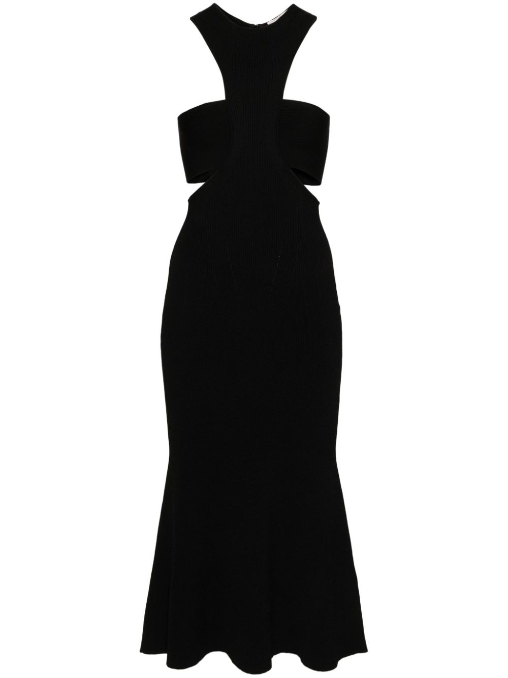 Alexander McQueen Geripptes Kleid - Schwarz von Alexander McQueen