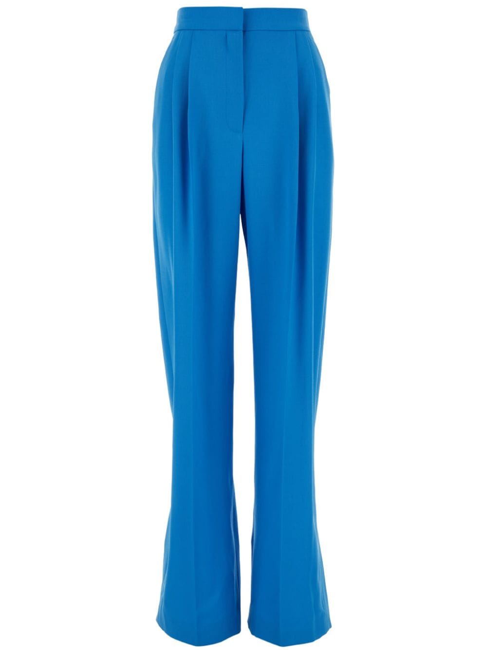 Alexander McQueen Weite Hose mit Bundfalten - Blau von Alexander McQueen