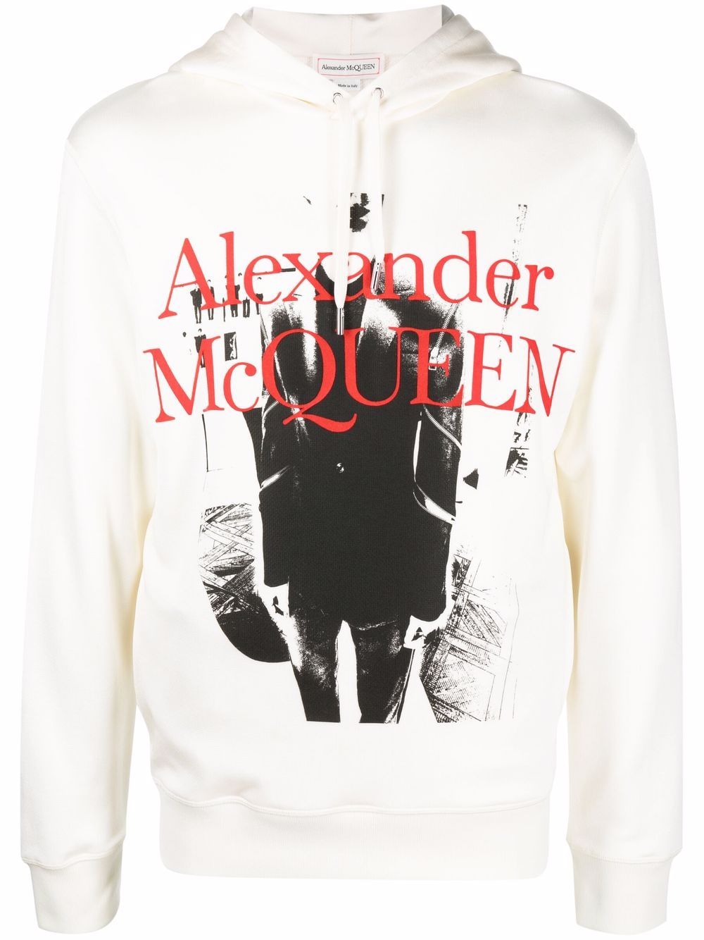 Alexander McQueen Hoodie mit grafischem Print - Weiß von Alexander McQueen