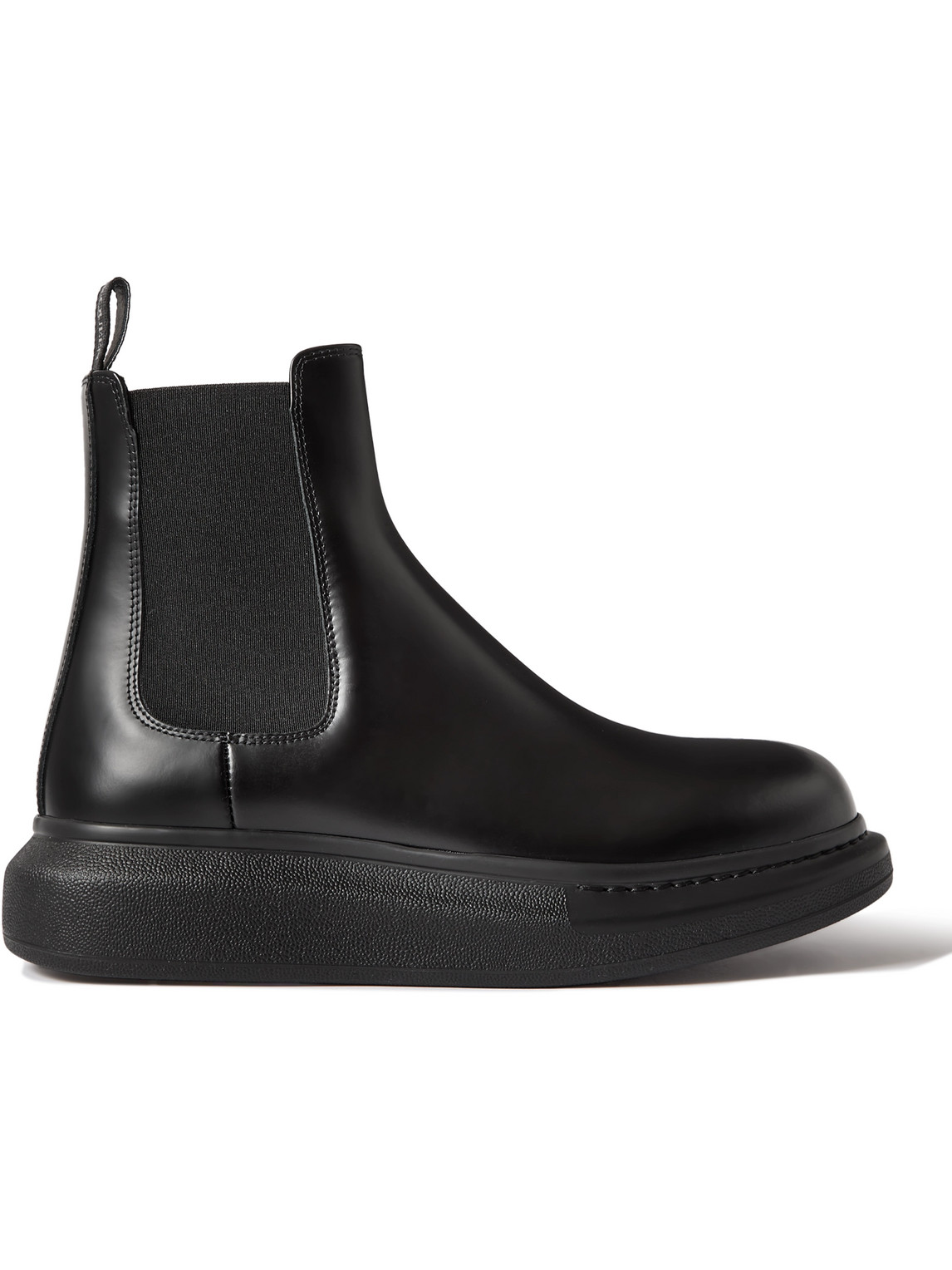 Alexander McQueen - Hybrid Leather Chelsea Boots - Men - Black - EU 42.5 von Alexander McQueen