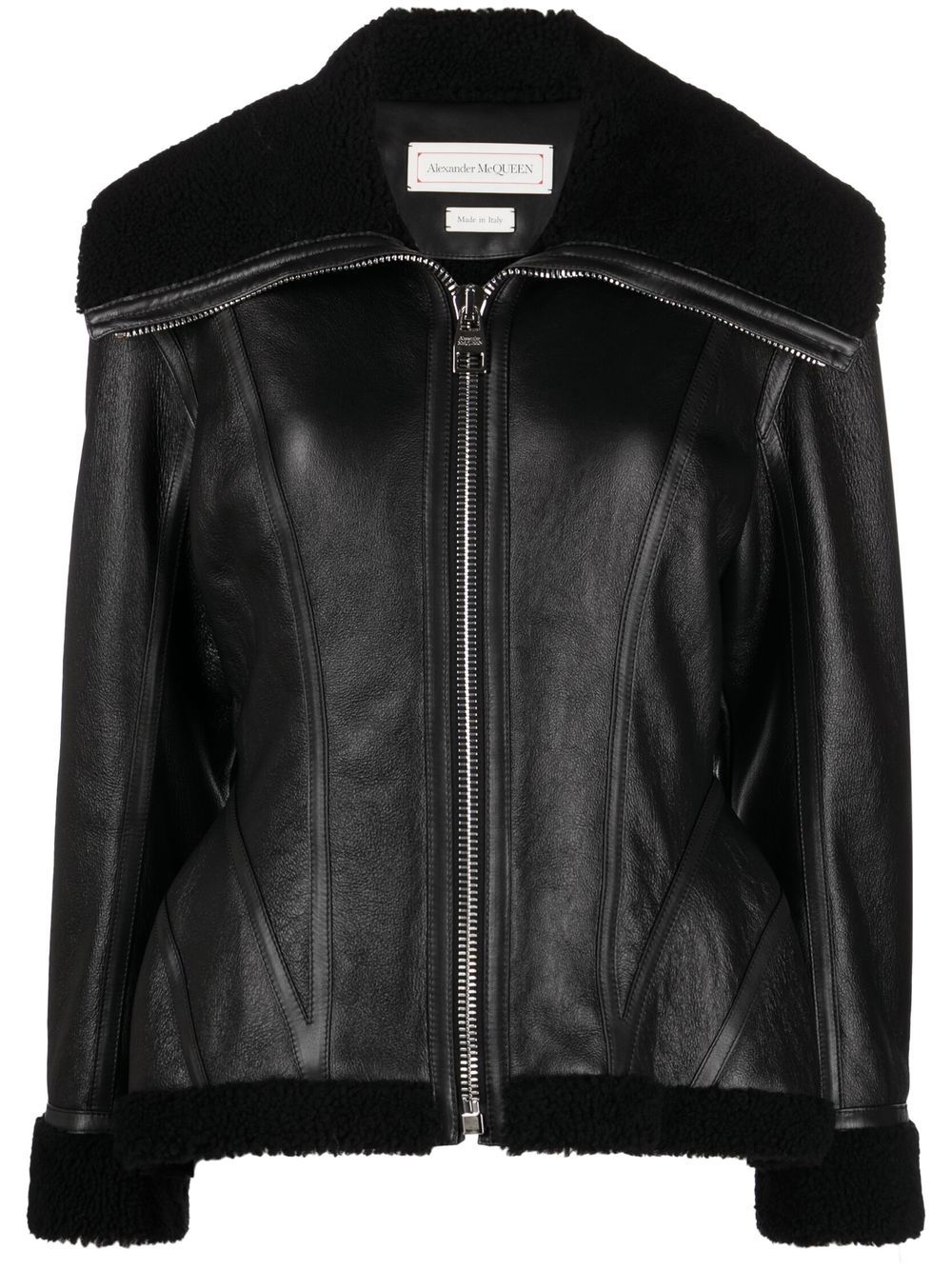 Alexander McQueen Jacke mit Reißverschluss - Schwarz von Alexander McQueen