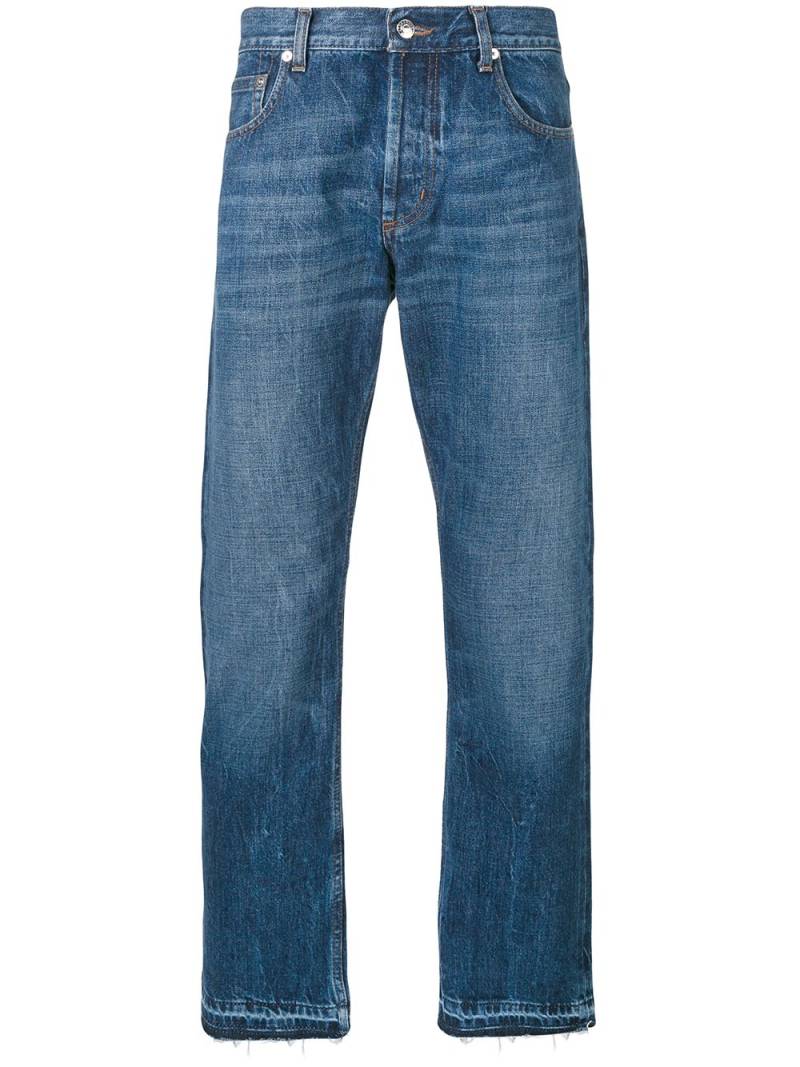 Alexander McQueen Jeans mit geradem Bein - Blau von Alexander McQueen