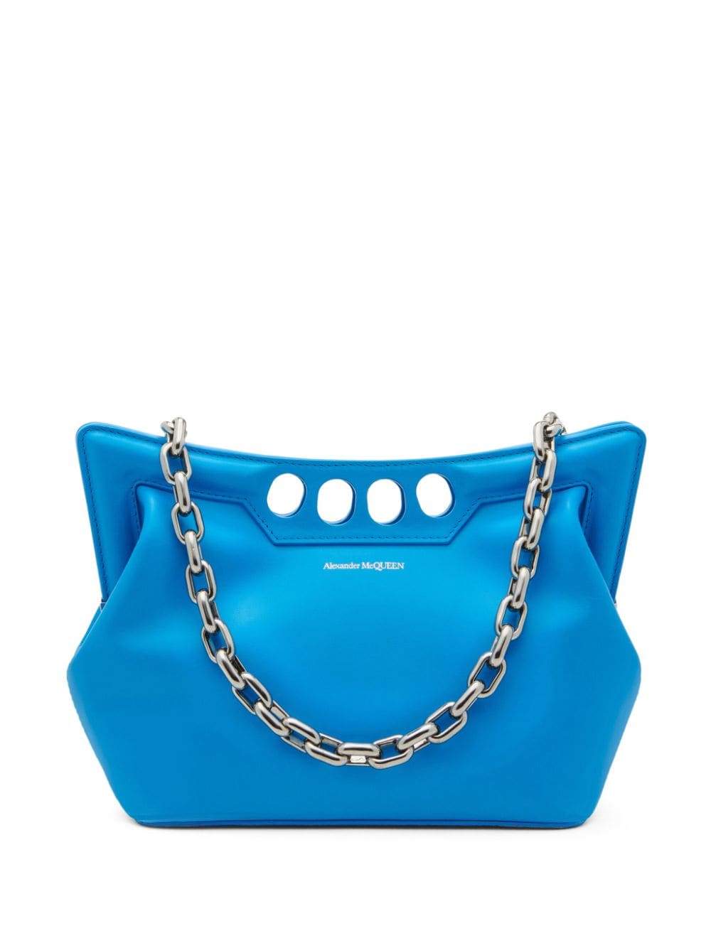 Alexander McQueen Kleine The Peak Schultertasche - Blau von Alexander McQueen