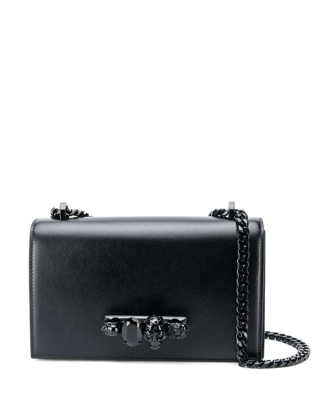 Alexander McQueen 'Knuckle Duster' Schultertasche - Schwarz von Alexander McQueen