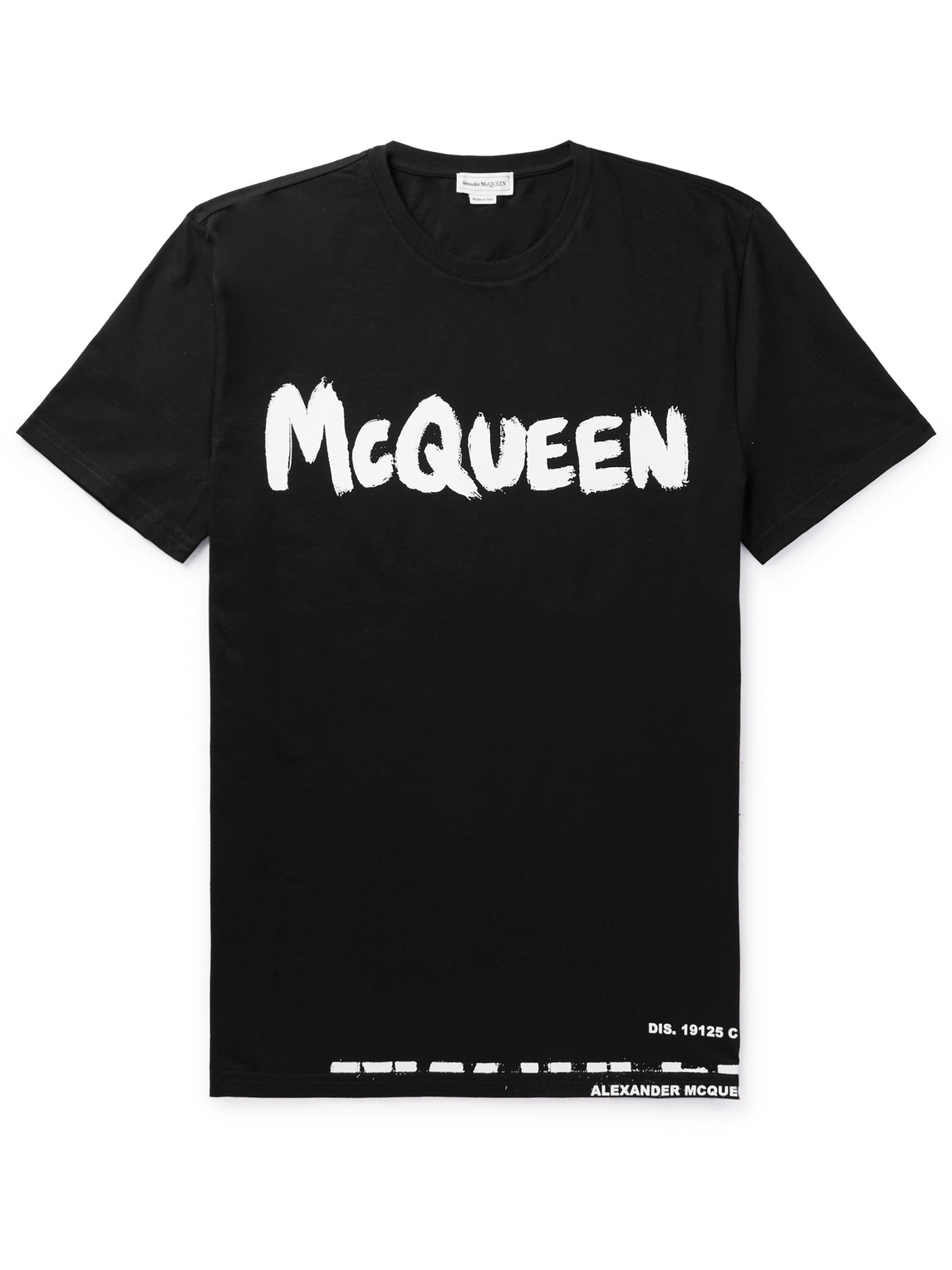 Alexander McQueen - Logo-Print Cotton-Jersey T-Shirt - Men - Black - XXL von Alexander McQueen