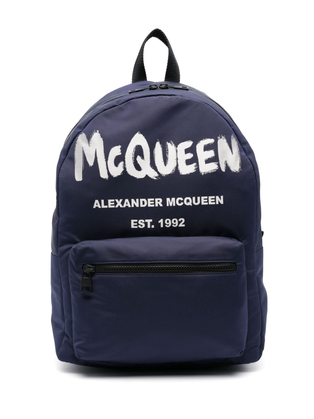 Alexander McQueen Metropolitan Rucksack mit Logo-Print - Blau von Alexander McQueen