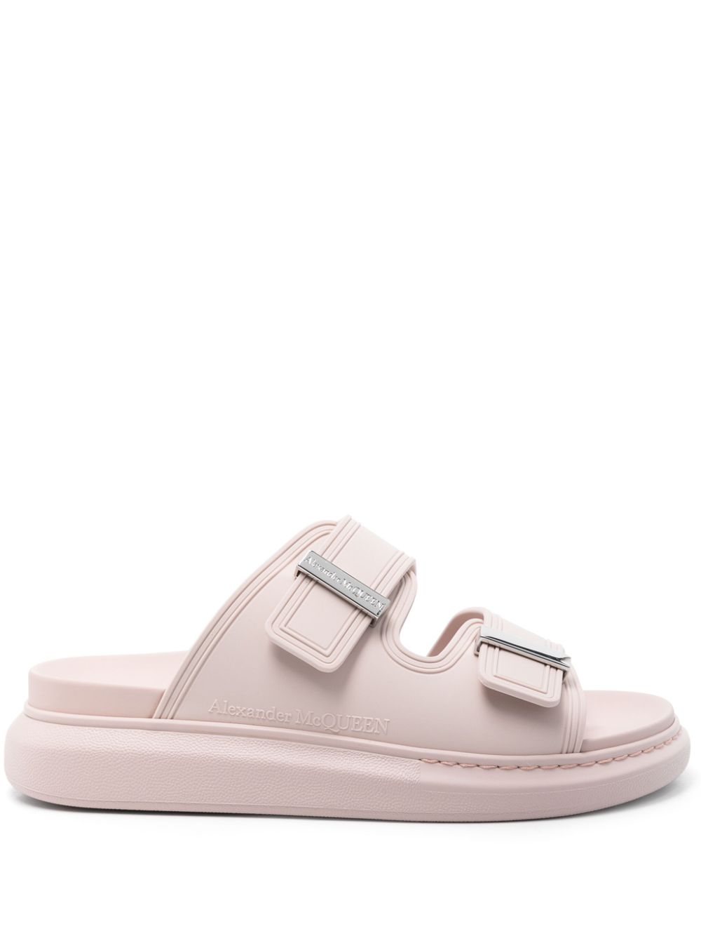 Alexander McQueen Oversized Pantoletten - Rosa von Alexander McQueen