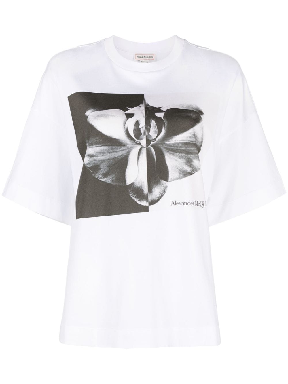 Alexander McQueen T-Shirt mit Foto-Print - Weiß von Alexander McQueen