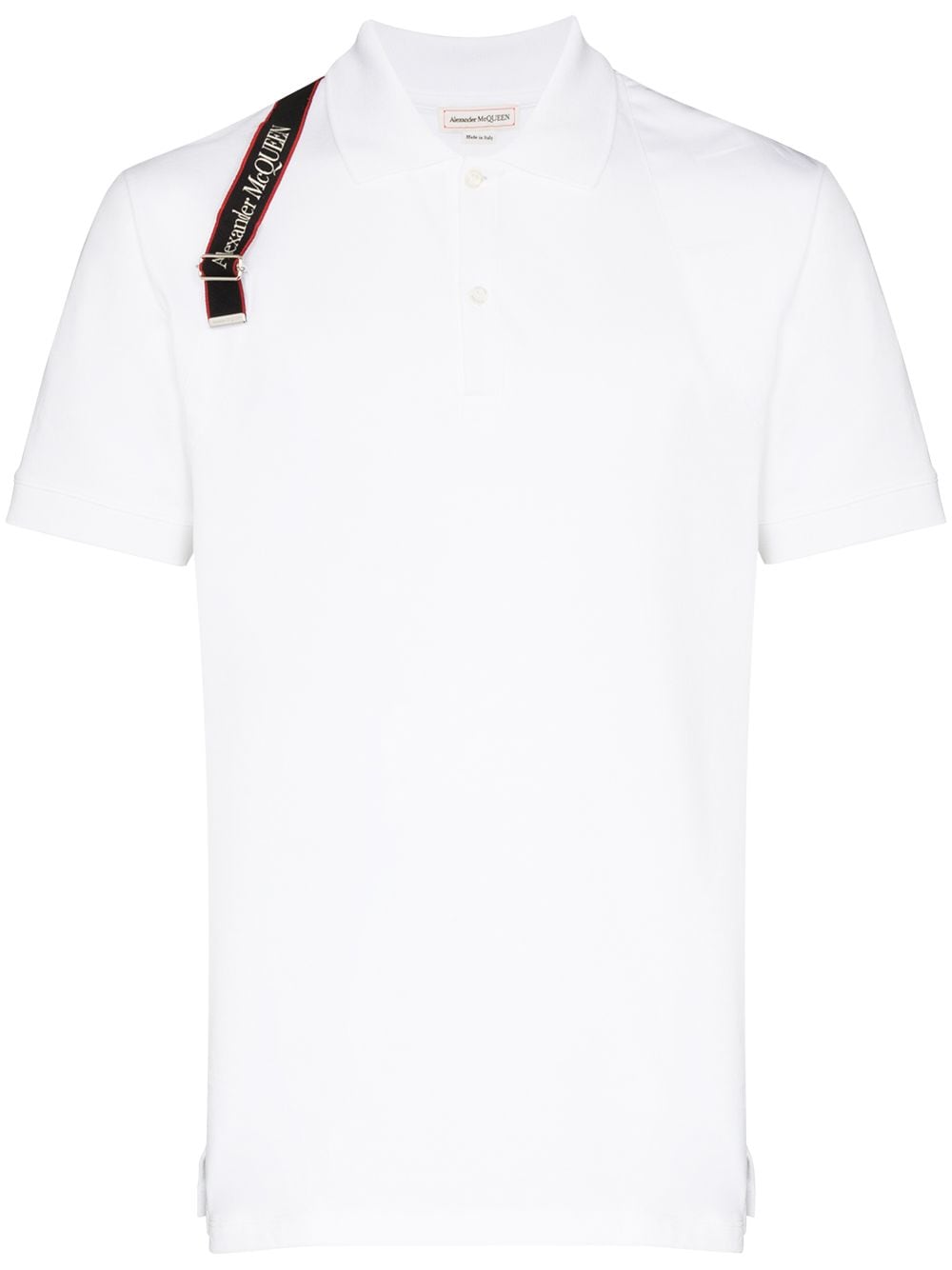 Alexander McQueen Poloshirt aus Pikee - Weiß von Alexander McQueen