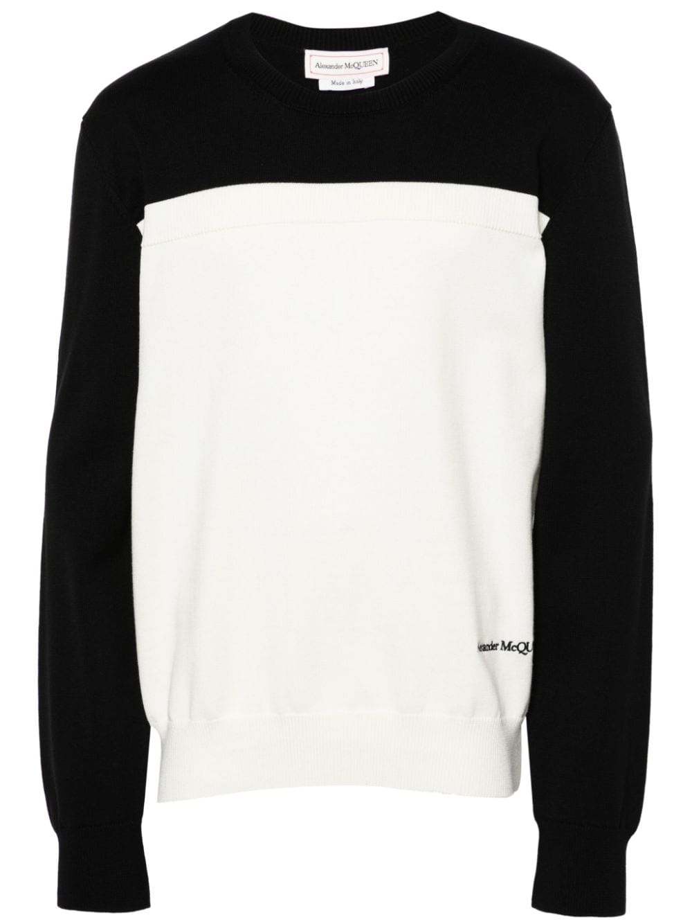 Alexander McQueen Pullover mit Logo-Stickerei - Nude von Alexander McQueen