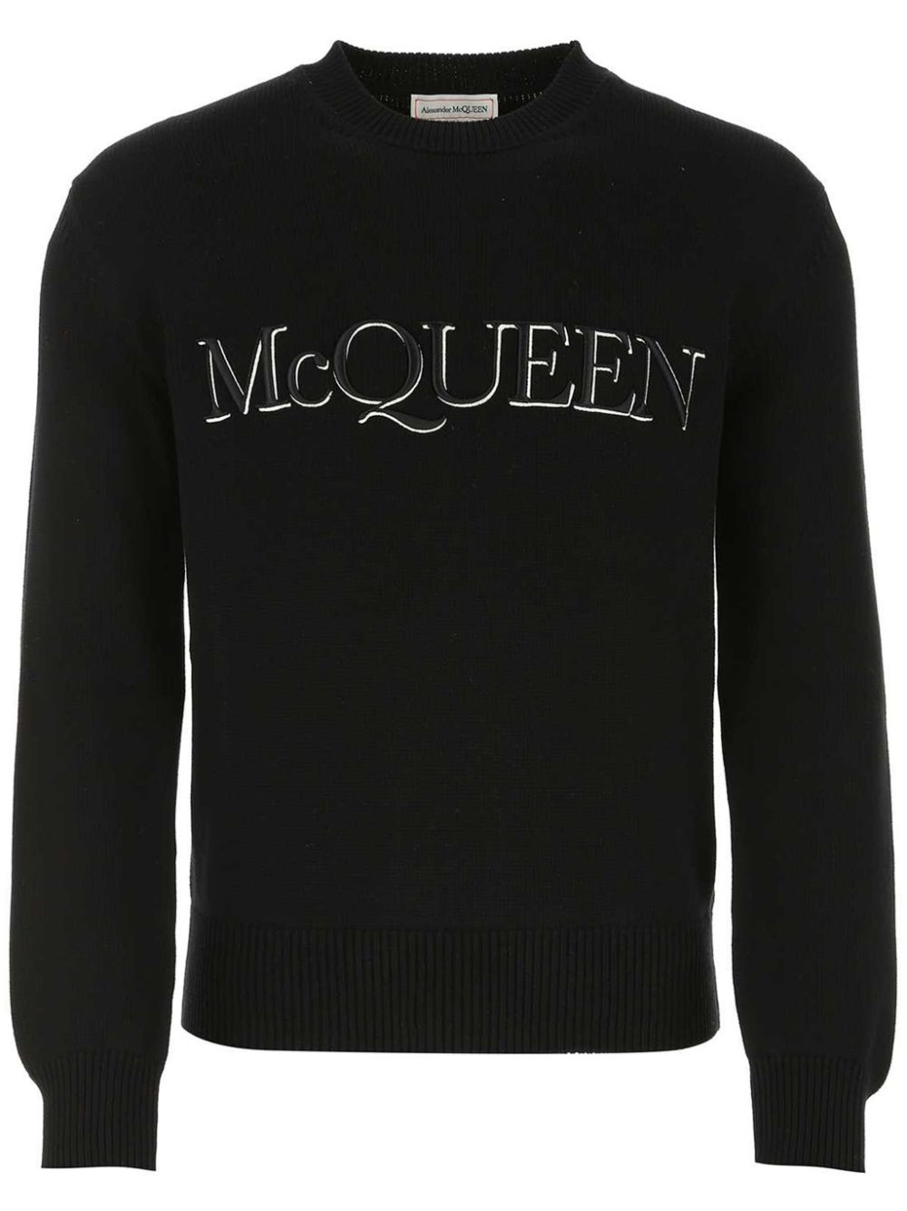 Alexander McQueen Pullover mit Logo-Stickerei - Schwarz von Alexander McQueen