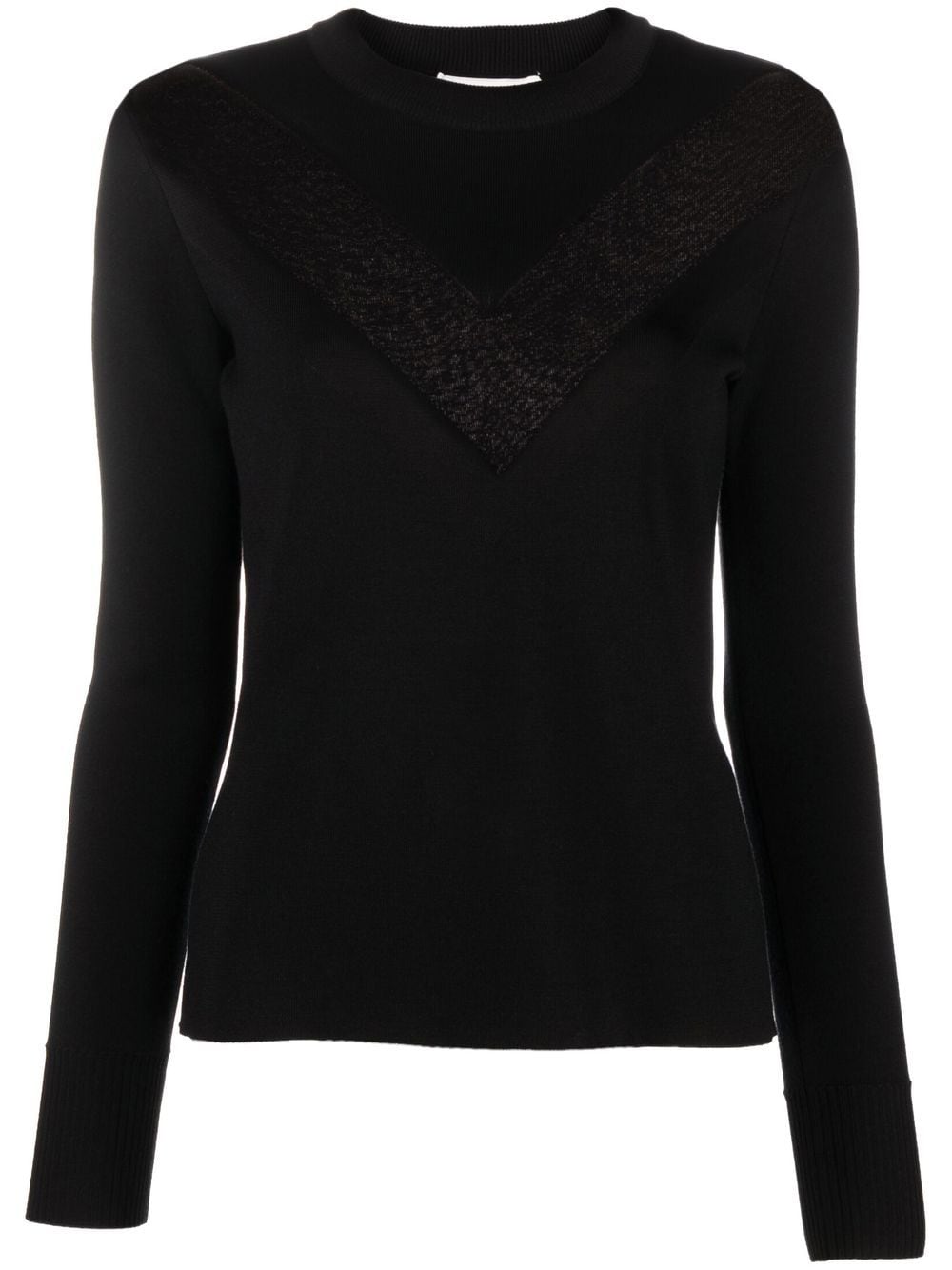 Alexander McQueen Pullover mit Sheer-Effekt - Schwarz von Alexander McQueen