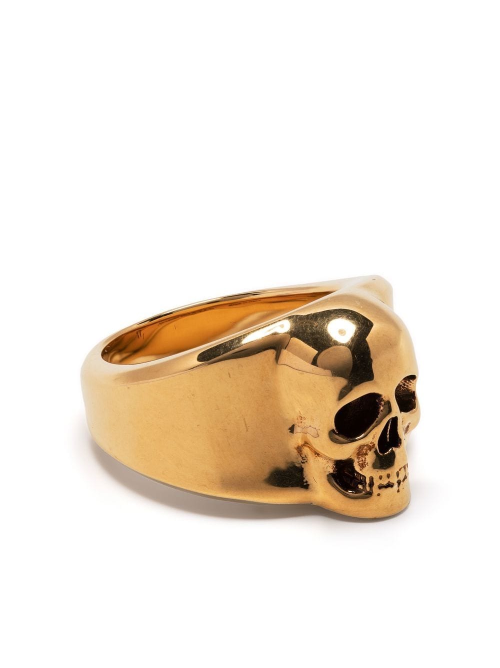 Alexander McQueen Ring mit Totenkopf - Gold von Alexander McQueen
