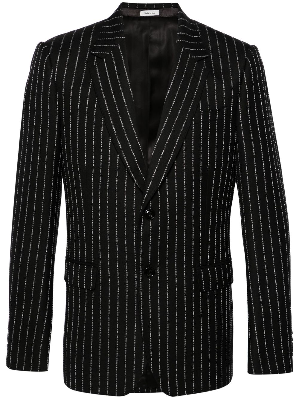 Alexander McQueen Einreihiger Blazer - Schwarz von Alexander McQueen