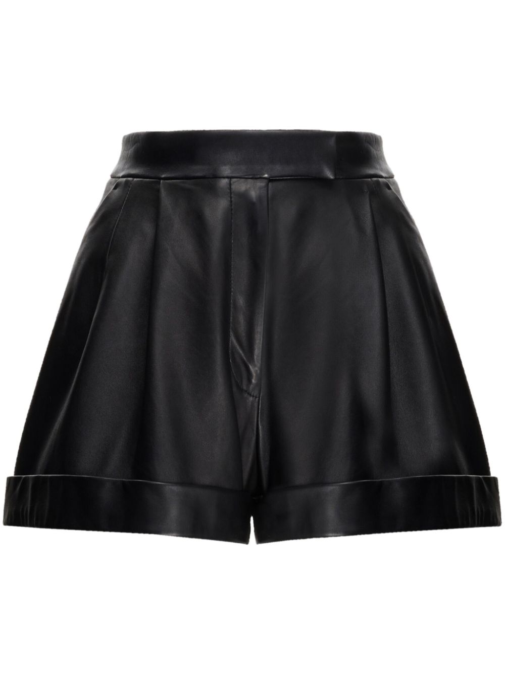 Alexander McQueen Shorts aus Leder - Schwarz von Alexander McQueen