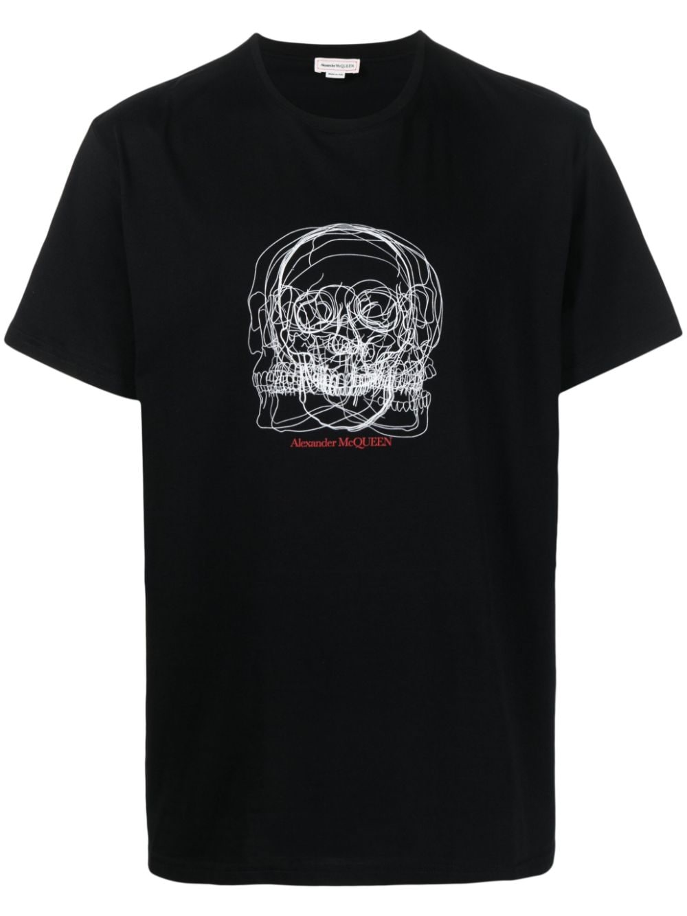 Alexander McQueen T-Shirt mit Totenkopf-Print - Schwarz von Alexander McQueen