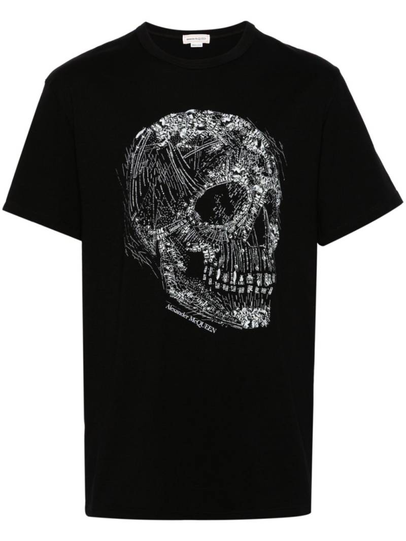 Alexander McQueen T-Shirt mit Totenkopf - Schwarz von Alexander McQueen