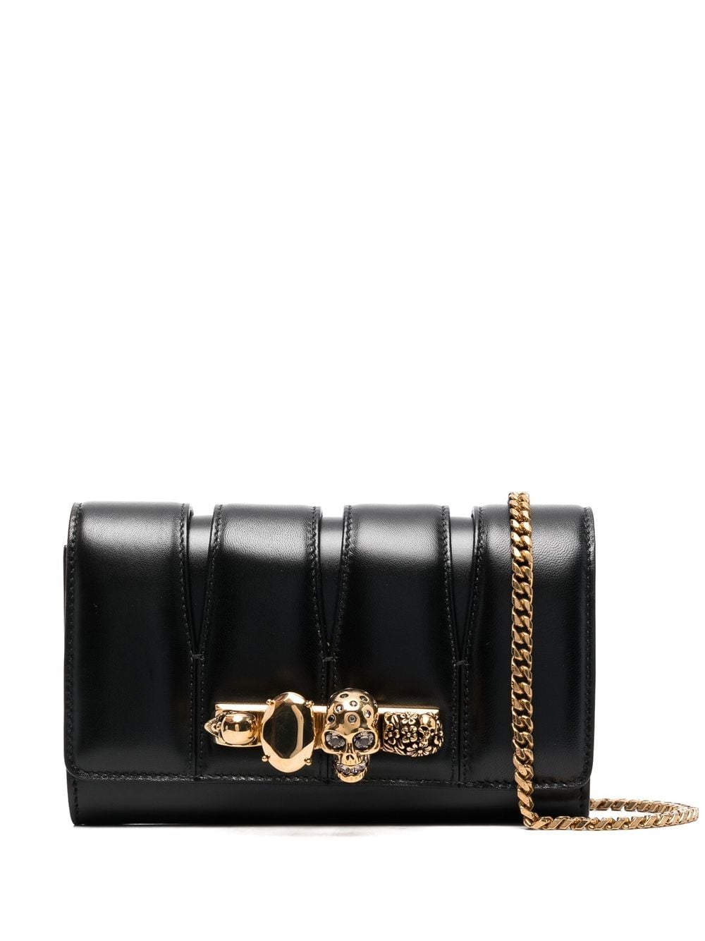 Alexander McQueen Gesteppte Clutch - Schwarz von Alexander McQueen