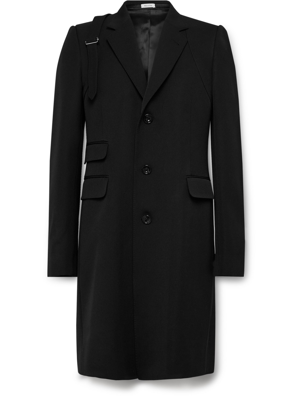 Alexander McQueen - Slim-Fit Wool-Twill Trench Coat - Men - Black - IT 46 von Alexander McQueen