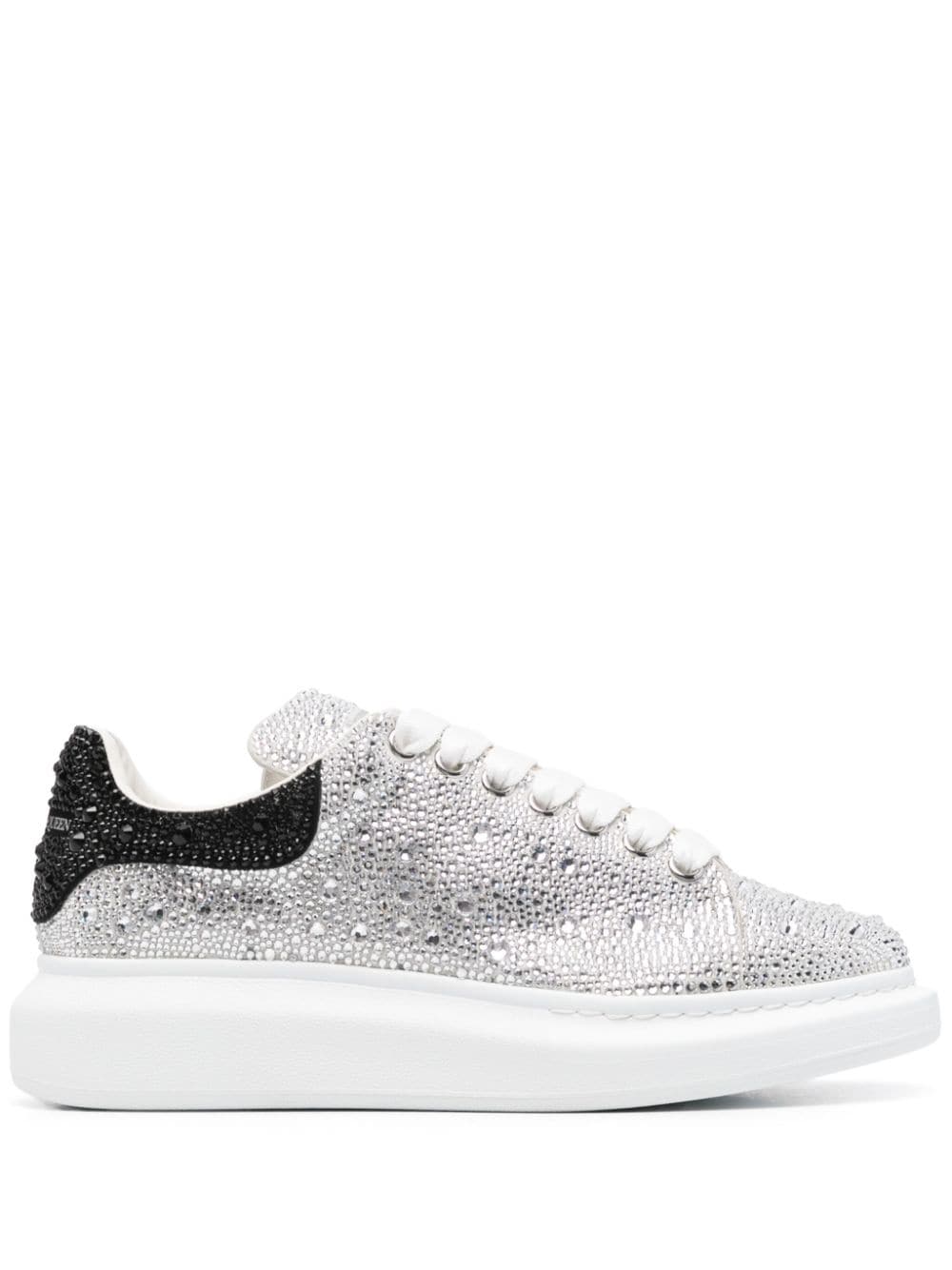 Alexander McQueen Sneakers mit Kristallen - Weiß von Alexander McQueen