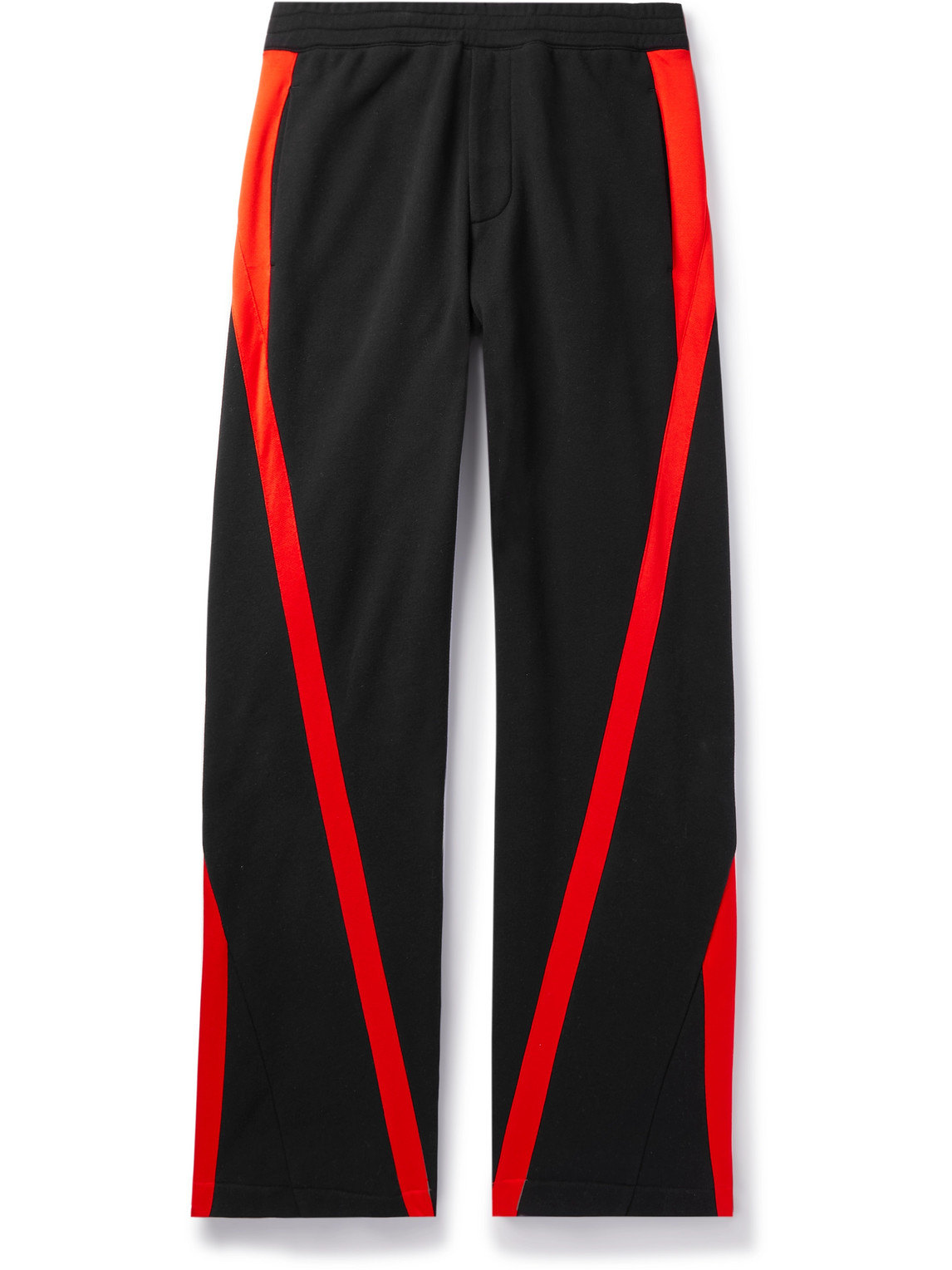 Alexander McQueen - Straight-Leg Cotton-Jersey Sweatpants - Men - Black - S von Alexander McQueen