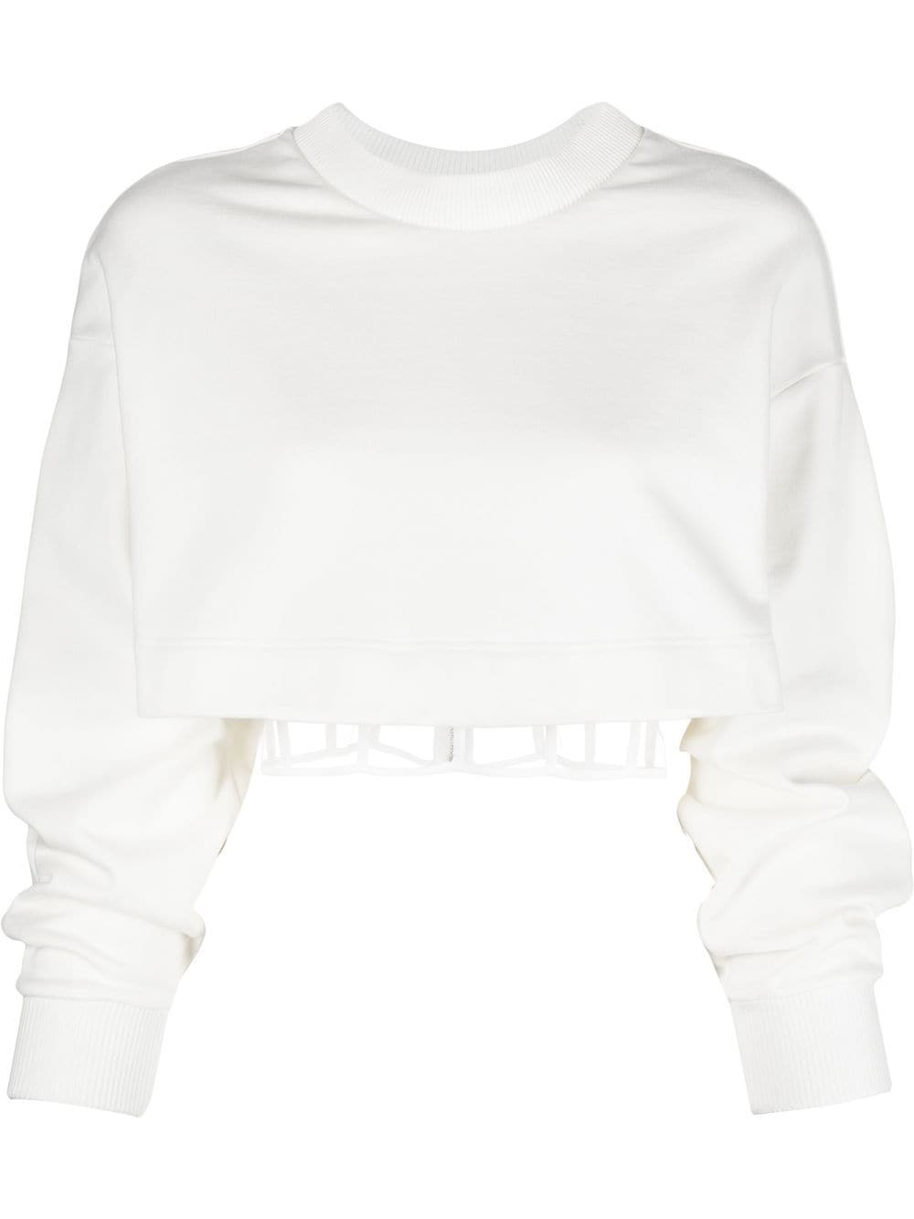 Alexander McQueen Sweatshirt im Layering-Look - Weiß von Alexander McQueen