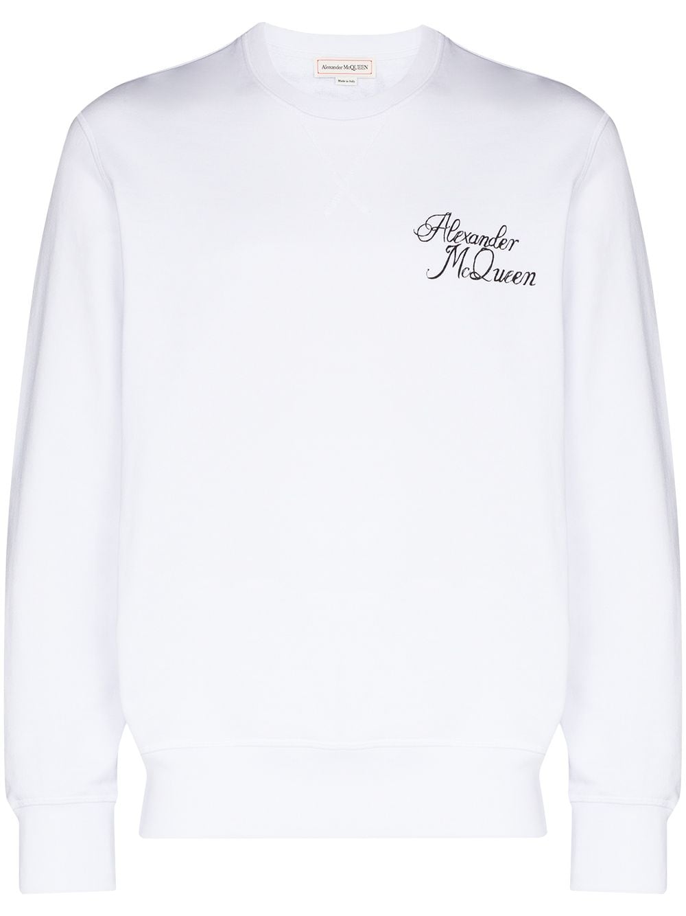 Alexander McQueen Sweatshirt mit Logo-Print - Weiß von Alexander McQueen
