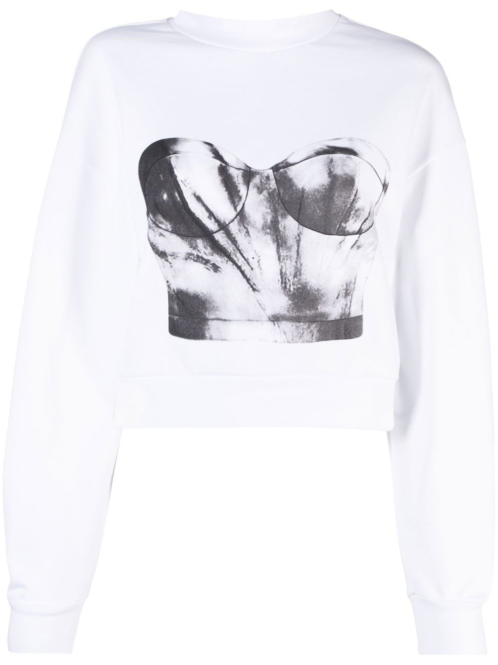 Alexander McQueen Sweatshirt mit grafischem Print - Weiß von Alexander McQueen
