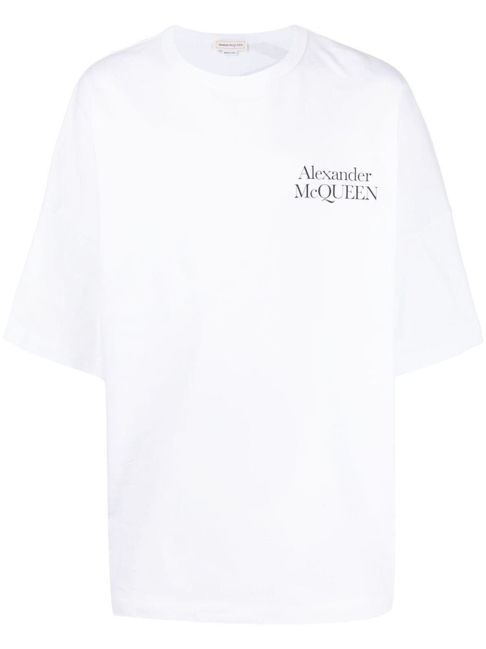 Alexander McQueen T-Shirt mit Logo-Print - Weiß von Alexander McQueen