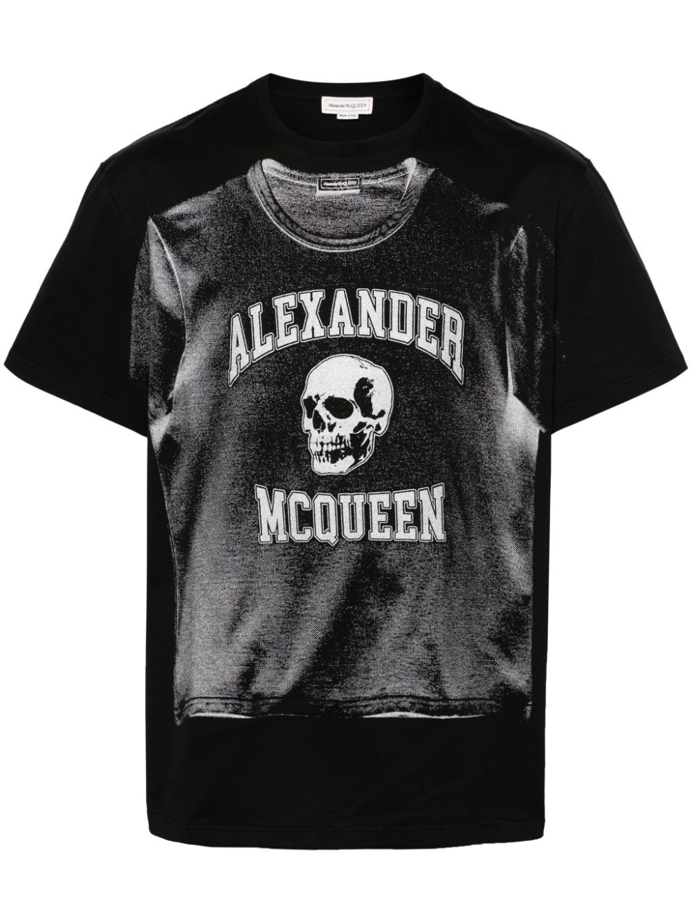 Alexander McQueen T-Shirt mit grafischem Print - Schwarz von Alexander McQueen