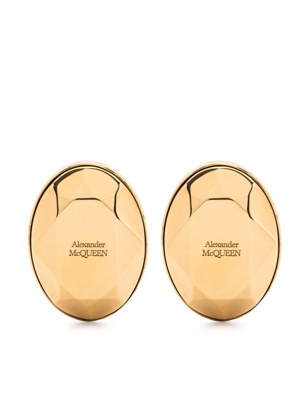 Alexander McQueen The Faceted Stone Ohrstecker - Gold von Alexander McQueen