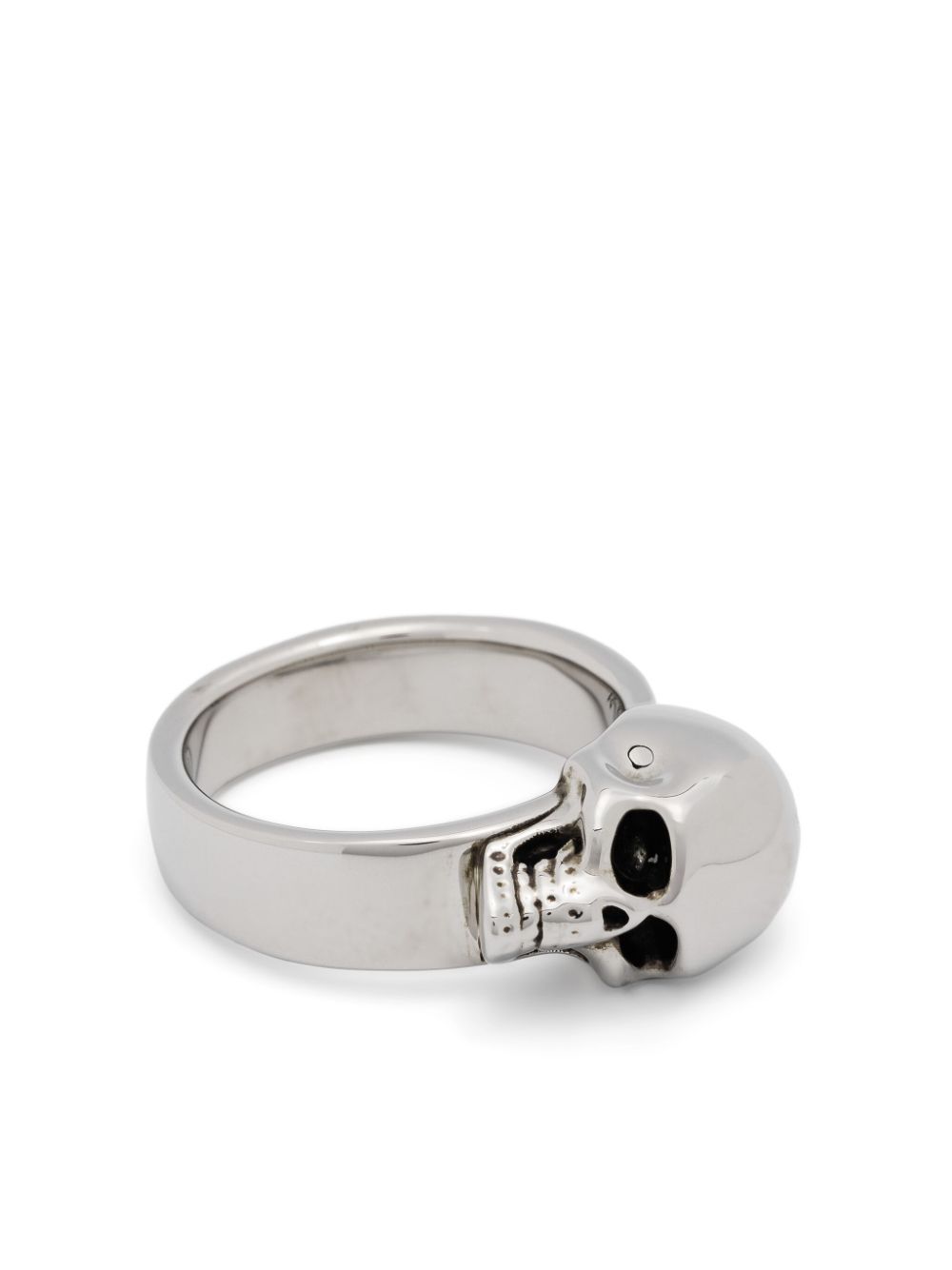 Alexander McQueen The Side Skull Ring - Silber von Alexander McQueen