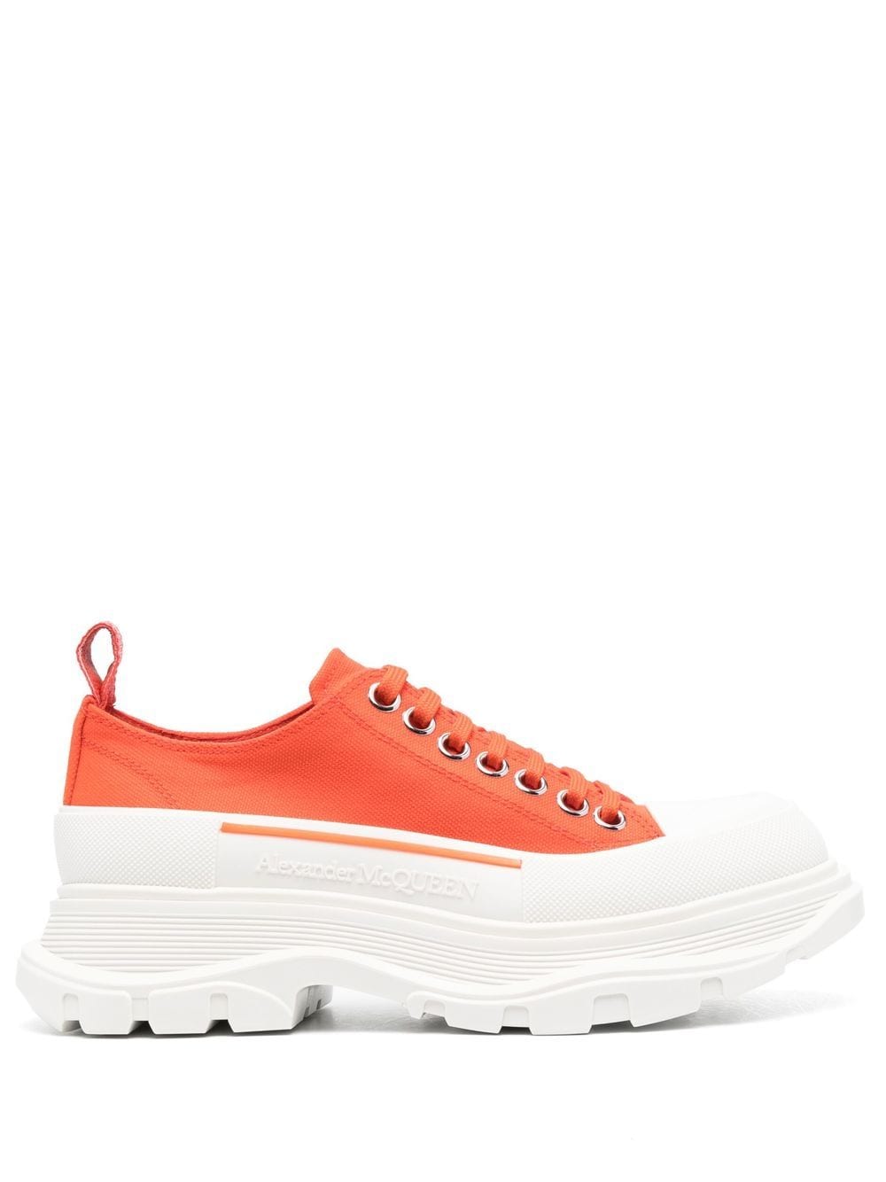 Alexander McQueen Tread-Slick Canvas-Sneakers - Orange von Alexander McQueen