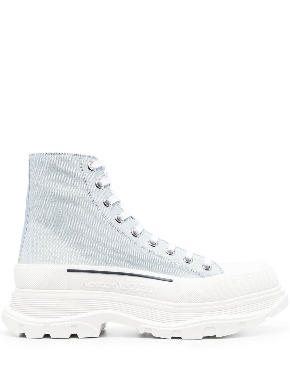 Alexander McQueen Tread Slick Schnürstiefel aus Canvas - Blau von Alexander McQueen