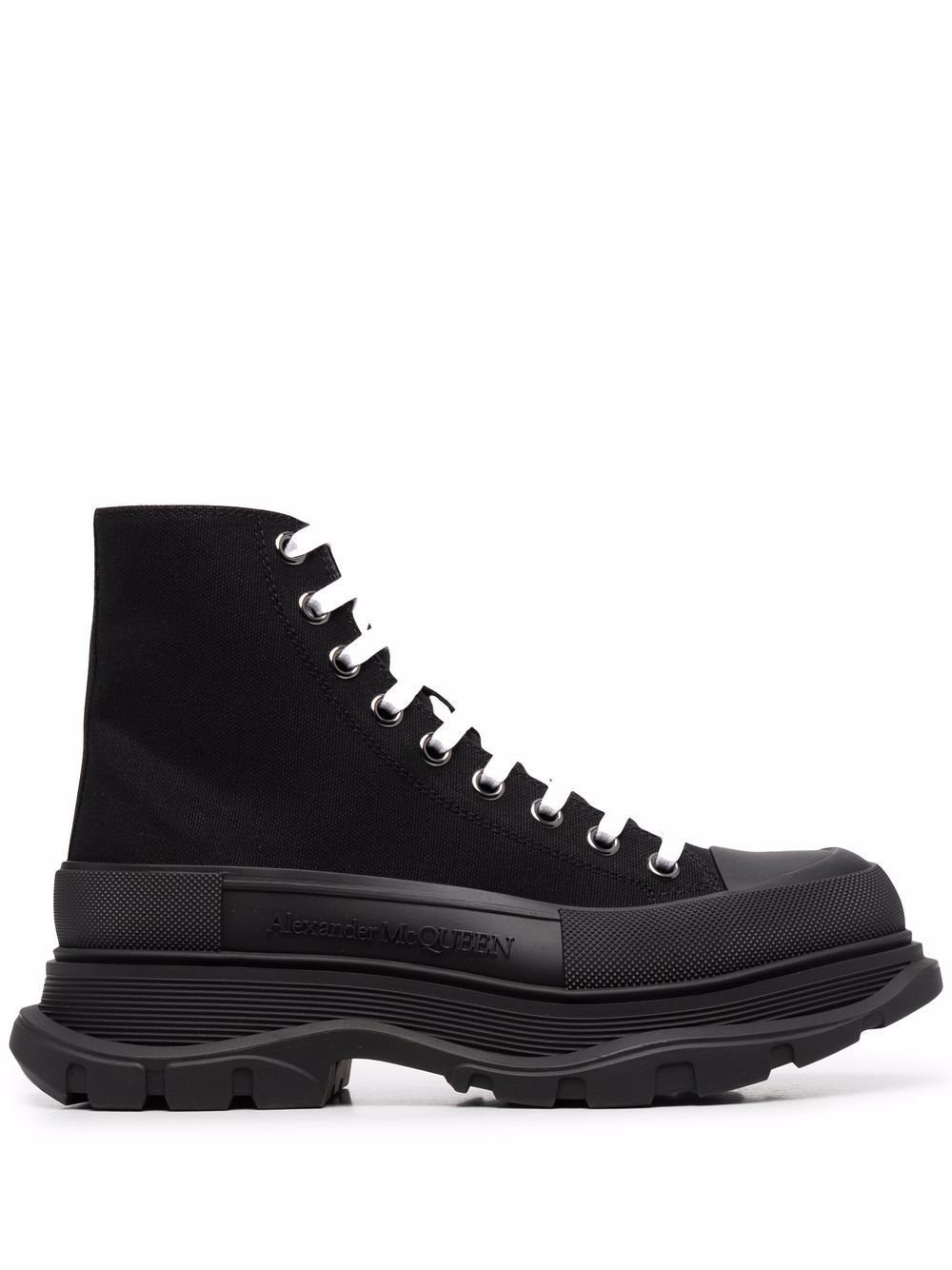 Alexander McQueen Tread Slick High-Top-Sneakers - Schwarz von Alexander McQueen