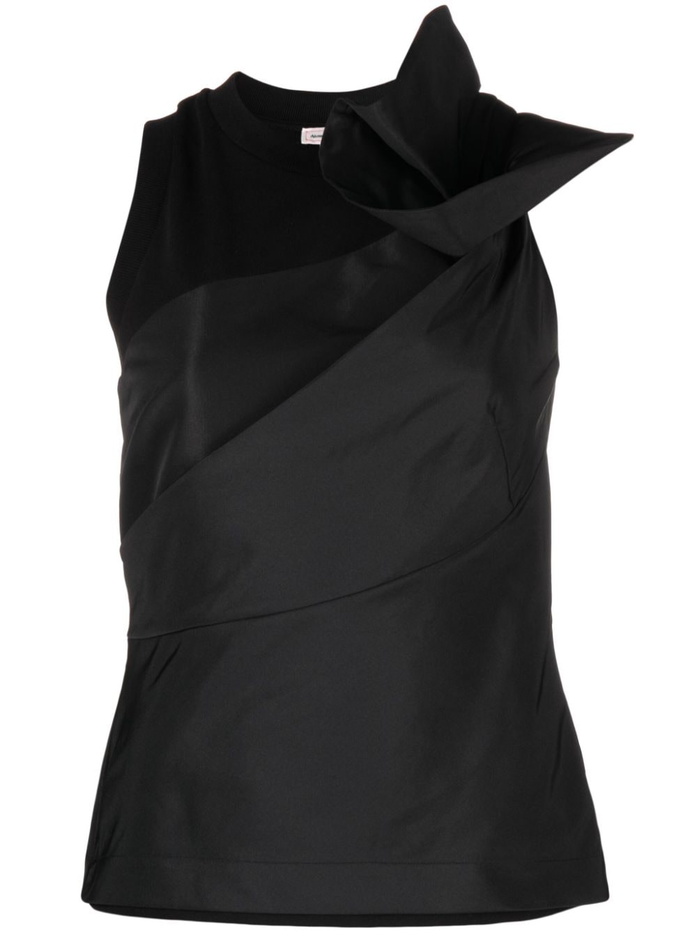 Alexander McQueen Asymmetrisches Top - Schwarz von Alexander McQueen